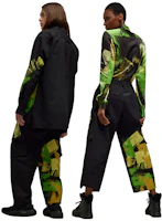 Purchase Y-3 GFX WRKWR Black Graffiti Colorblock Streetwear Cargo Pants Unisex IP7950