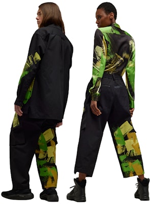 Y-3 GFX WRKWR 黑色塗鴉拼接潮流工裝長褲 男女款 IP7950 Purchase Y-3 GFX WRKWR 黑色塗鴉拼接潮流工裝長褲 男女款 IP7950