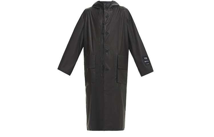 Y-3 Gore-Tex Long Sleeve Hooded Coat Black Unisex Casual Jacket DY7299