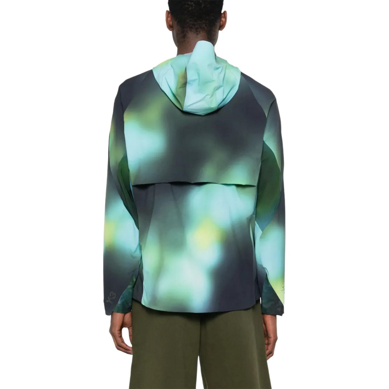 Purchase Y-3 Gradient Hoodie Loose Fit Long Sleeve Jacket  Teal Green. JM3336