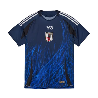 Y-3 Gradient Logo Design Crewneck Short Sleeve Soccer Jersey - IU0957