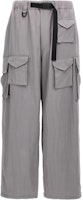 Y-3 Gray Loose Wide-Leg Multi-Pocket Casual Pants for Men. JE3454 Y-3 Gray Loose Wide-Leg Multi-Pocket Casual Pants for Men. JE3454
