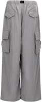 Lookbook Y-3 Gray Loose Wide-Leg Multi-Pocket Casual Pants for Men. JE3454