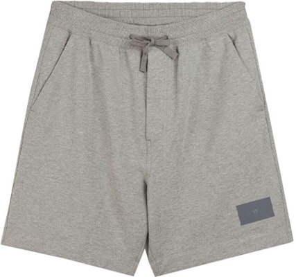 Y-3 Grey Straight-Cut Casual Shorts with Logo Patch IB4792 Buy Y-3 Grey Straight-Cut Casual Shorts with Logo Patch IB4792