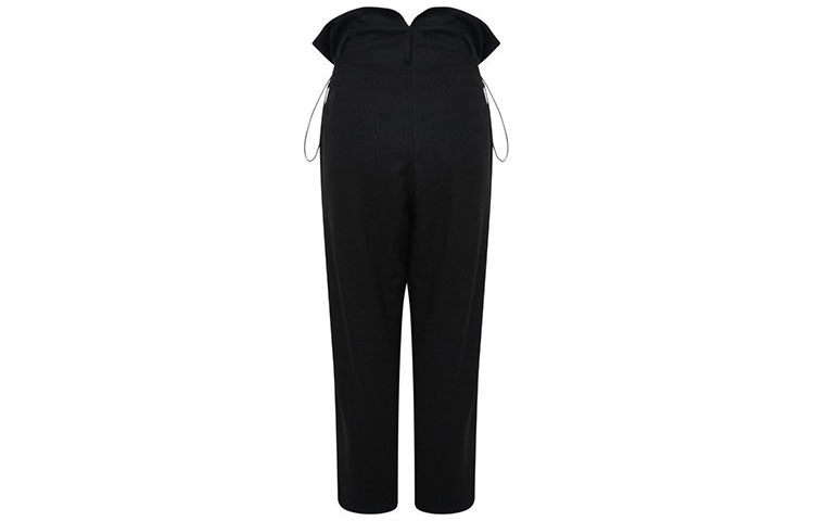 Y-3 High-Waisted Elastic Waist Casual Pants Unisex Black. DP0730 圖 3