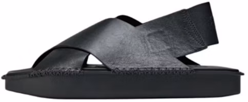 Y-3 Leather Breathable Sandals Black Casual Outdoor Slides IG4052 Y-3 Leather Breathable Sandals Black Casual Outdoor Slides IG4052