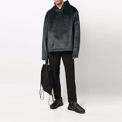 Y-3 字母印花連帽衫 黑色 HB3319 Lookbook Y-3 字母印花連帽衫 黑色 HB3319