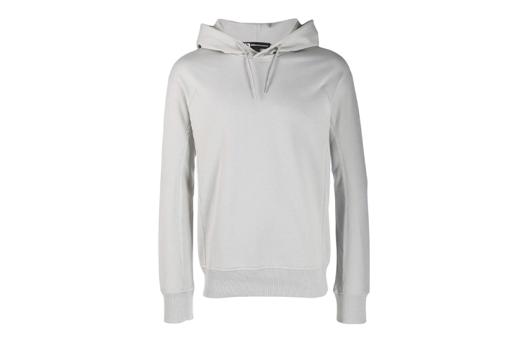 Y-3 Logo Back Gray Sweatshirt Casual Sportswear - Light Gray FJ0355