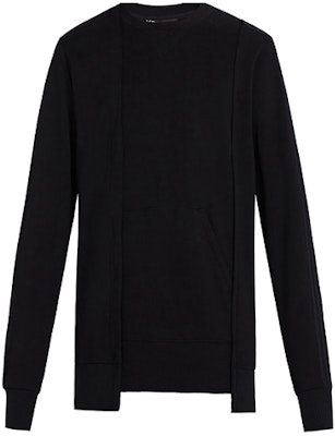 Y-3 Logo Crewneck Pullover Knit Sweater Hitam Kasual Fit DP0533 Order Y-3 Logo Crewneck Pullover Knit Sweater Hitam Kasual Fit DP0533