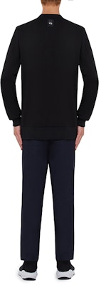 Y-3 Logo Crewneck Pullover Knit Sweater Hitam Kasual Fit DP0533 Purchase Y-3 Logo Crewneck Pullover Knit Sweater Hitam Kasual Fit DP0533