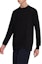 Sizing Y-3 Logo Crewneck Pullover Knit Sweater Hitam Kasual Fit DP0533