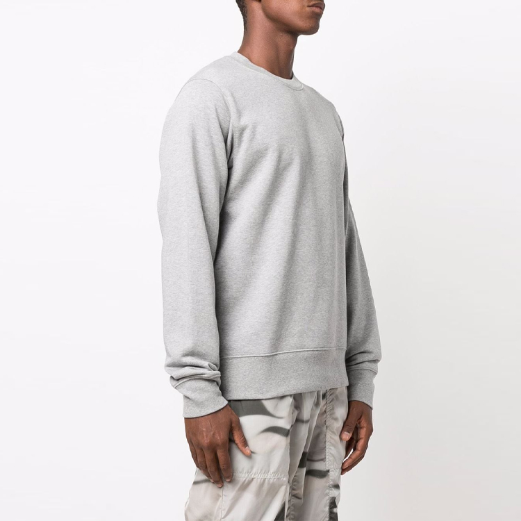 Shop Y-3 Logo Crewneck Pullover Sweatshirt Grey HB6309