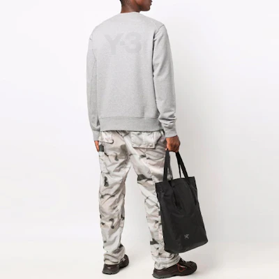 Y-3 Logo Crewneck Pullover Sweatshirt Grey HB6309 Purchase Y-3 Logo Crewneck Pullover Sweatshirt Grey HB6309