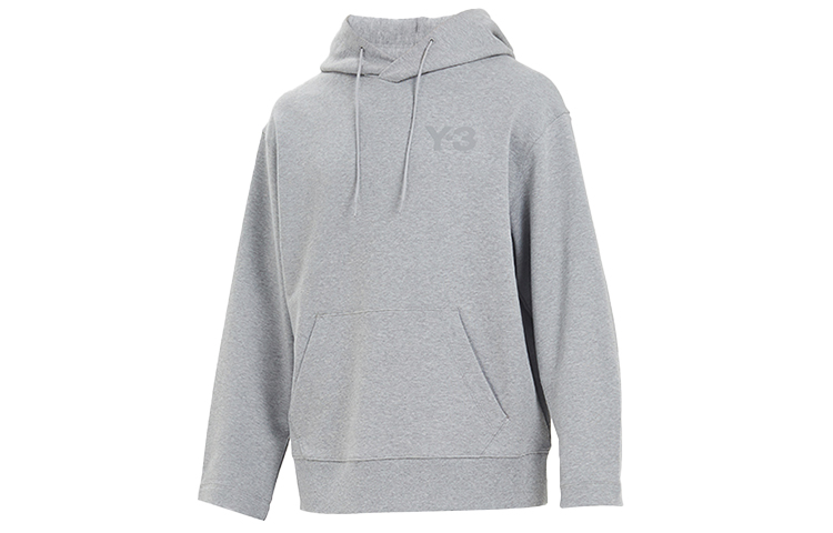 Y-3 Logo Grey Hoodie GK4492