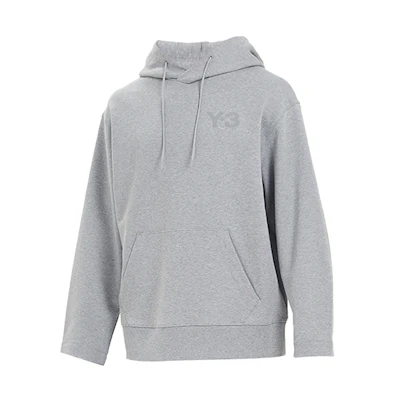 Y-3 Logo Grey Hoodie GK4492