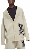 Order Y-3 Logo針織開襟毛衣 男女適用 - 奶白色 IA3110