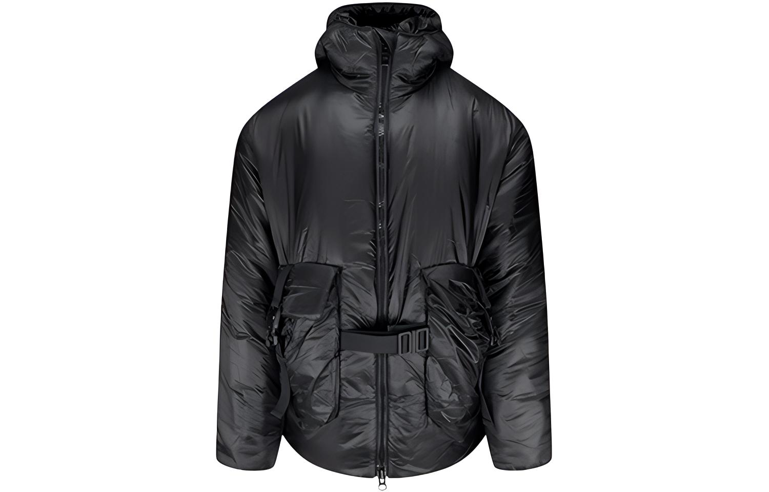 Y-3 Logo Padded Zip Jacket Black GK4812