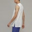 Shop Y-3 徽標無袖白色男女背心上衣 HY1256