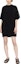 Lookbook Y-3 Logo Print Back Cut-Out Short Sleeve Dress Black H63067