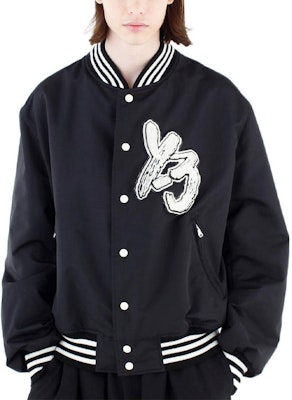 Y-3 ロゴプリント カジュアルジャケット ユニセックス ブラック H44804 Shop Y-3 ロゴプリント カジュアルジャケット ユニセックス ブラック H44804