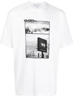 Y-3 Logo Print Crewneck Short Sleeve T-Shirt White HB3347 Y-3 Logo Print Crewneck Short Sleeve T-Shirt White HB3347