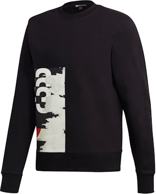 Y-3 Logo Print Pullover Crewneck Sweatshirt Black GK4387 Order Y-3 Logo Print Pullover Crewneck Sweatshirt Black GK4387
