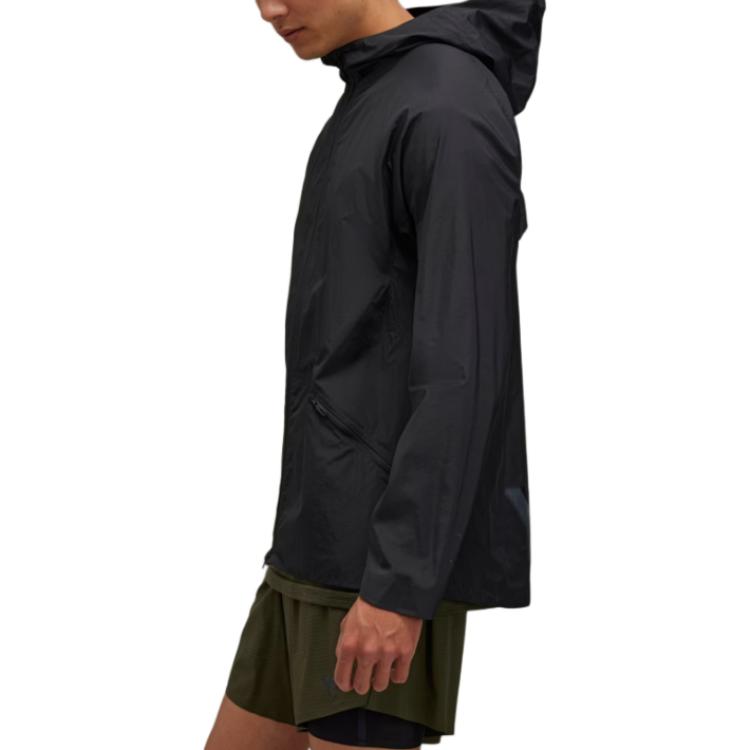 Sizing Y-3 Logo Print Zip-Up Hoodie Jacket Men’s Black IW9999