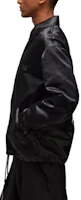 Shop Y-3 Logo Printed Coach Jacket Black Unisex Long Sleeve Relaxed Fit JN4883