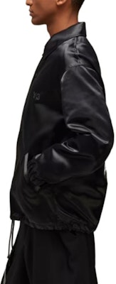 Y-3 Logo Printed Coach Jacket Black Unisex Long Sleeve Relaxed Fit JN4883 Shop Y-3 Logo Printed Coach Jacket Black Unisex Long Sleeve Relaxed Fit JN4883