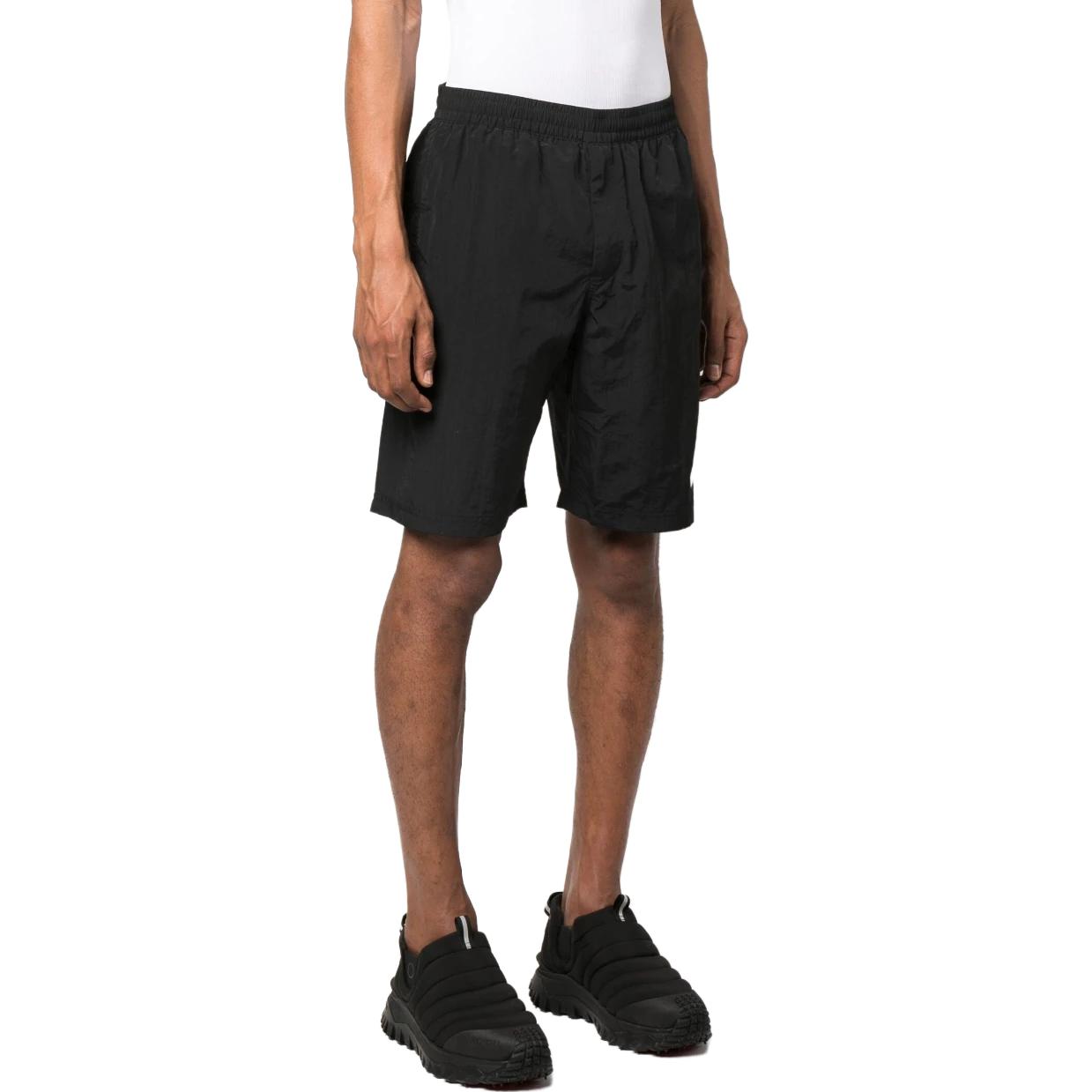 Purchase Y-3 Logo Printed Straight Shorts Men’s Black H63016