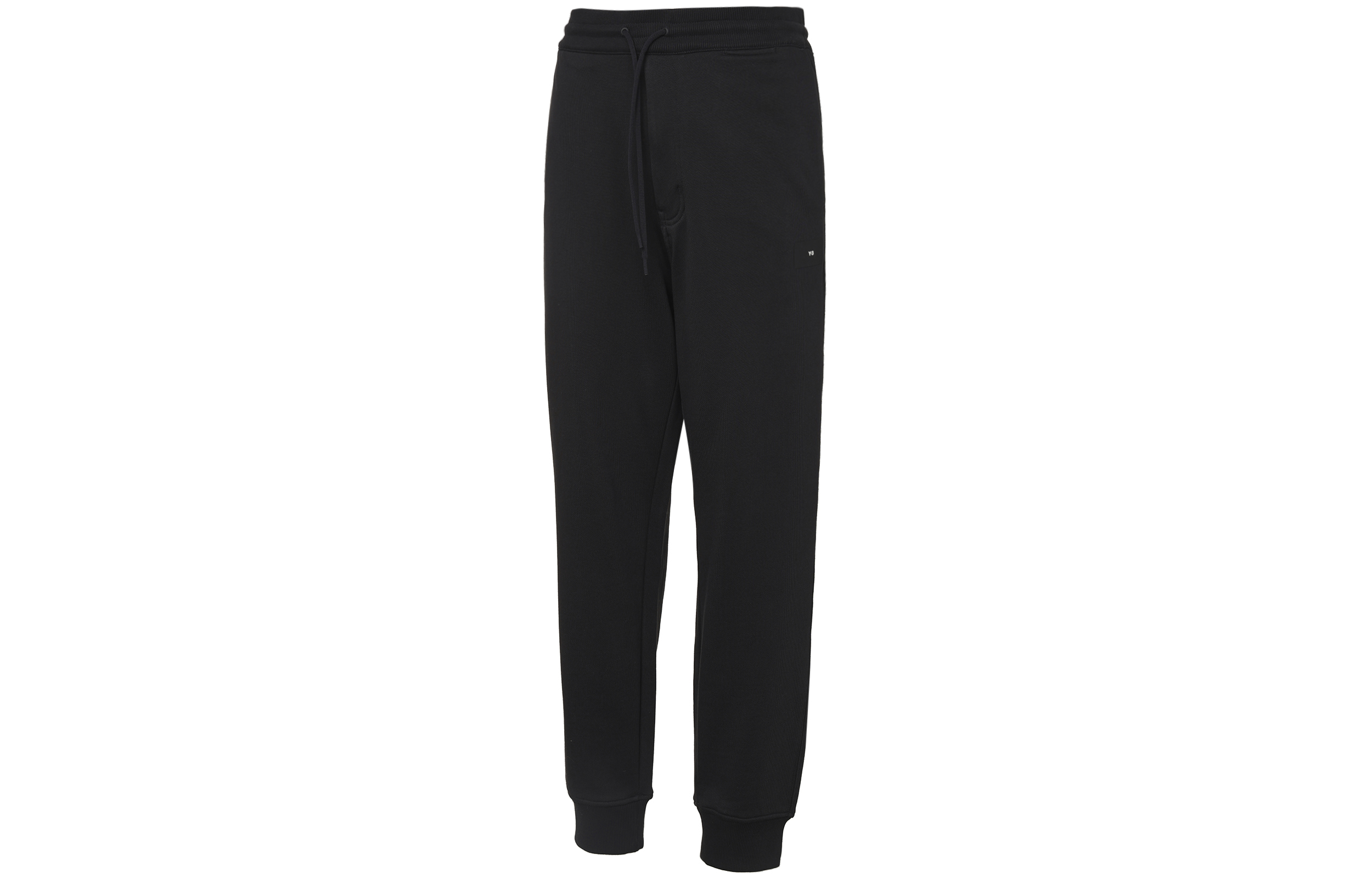 Y-3 Logo Printed Tapered Knit Joggers Black H44799