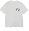 Order Y-3 Logo SS Tee Unisex Crewneck Short Sleeve T-Shirt White. JE9281