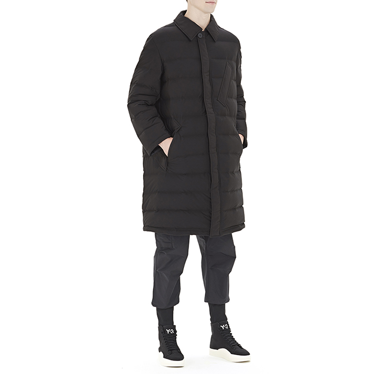 Details for Y-3 Long Winter Puffer Jacket Black Casual Sportswear FJ0437