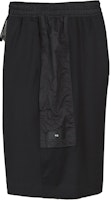 Y-3 Loose Fit Black Shorts with Logo Print H63031 Y-3 Loose Fit Black Shorts with Logo Print H63031