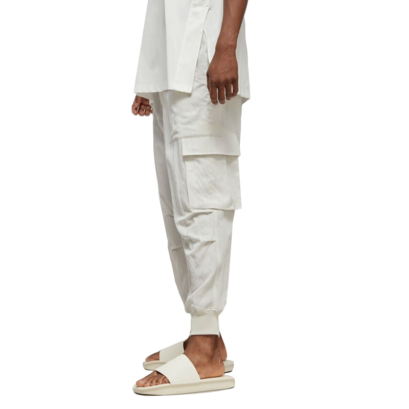 Details for Y-3 寬鬆版型工裝褲 淺灰色 HZ8855