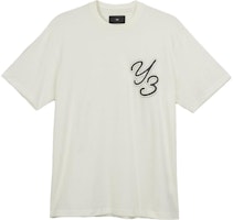 Y-3 Loose Fit Crew Neck Graphic Print T-Shirt Unisex Grey White. IT7522 Y-3 Loose Fit Crew Neck Graphic Print T-Shirt Unisex Grey White. IT7522