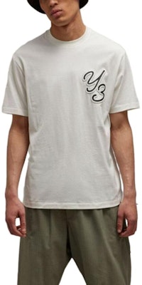 Y-3 寬鬆版型圓領圖案印花男女T恤 灰白色 IT7522 Lookbook Y-3 寬鬆版型圓領圖案印花男女T恤 灰白色 IT7522