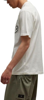 Y-3 寬鬆版型圓領圖案印花男女T恤 灰白色 IT7522 Purchase Y-3 寬鬆版型圓領圖案印花男女T恤 灰白色 IT7522
