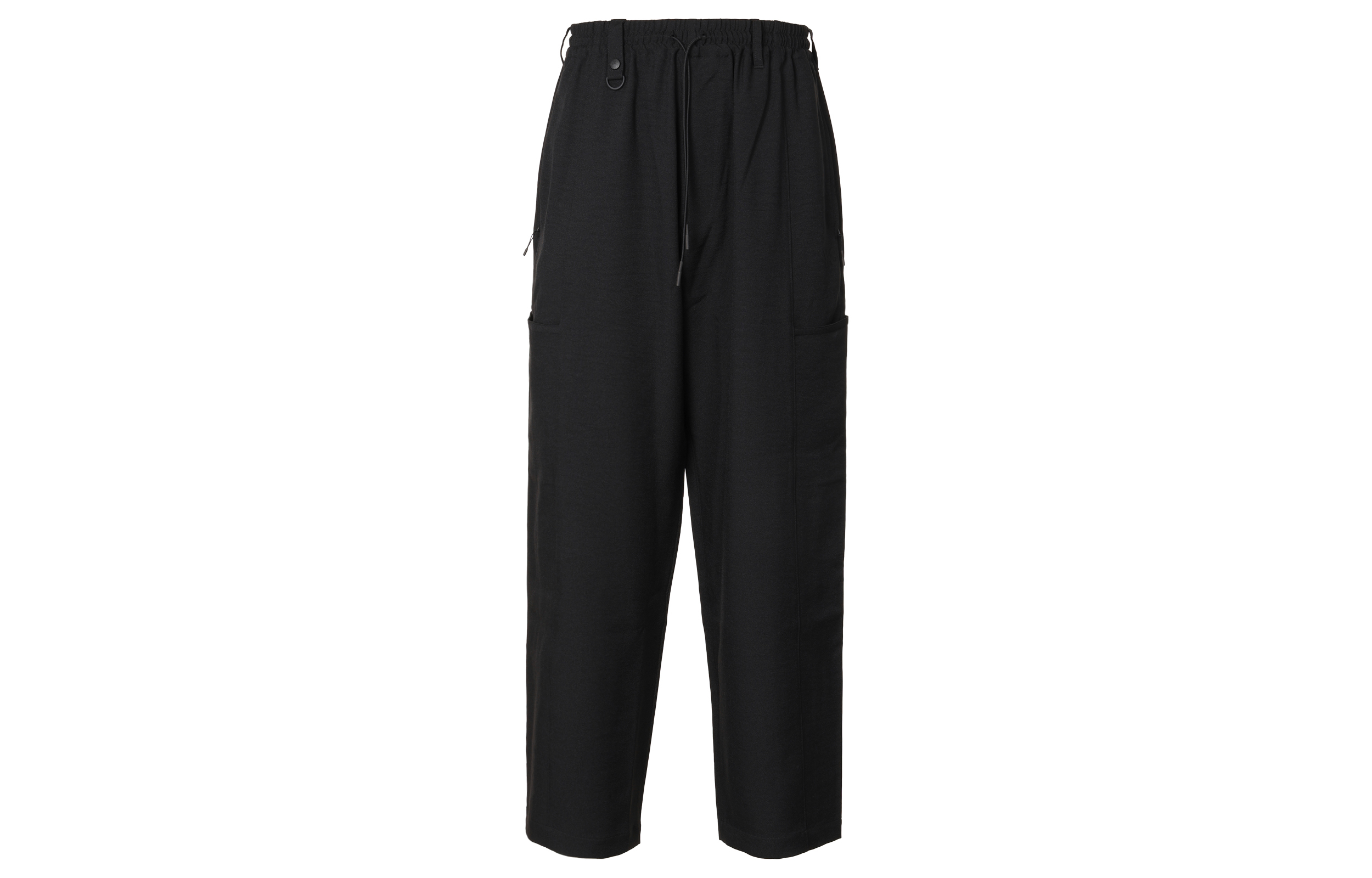 Y-3 Loose Fit Solid Black Straight-Leg Sweatpants HB3465