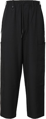 Y-3 Loose Fit Solid Black Straight-Leg Sweatpants HB3465 Buy Y-3 Loose Fit Solid Black Straight-Leg Sweatpants HB3465