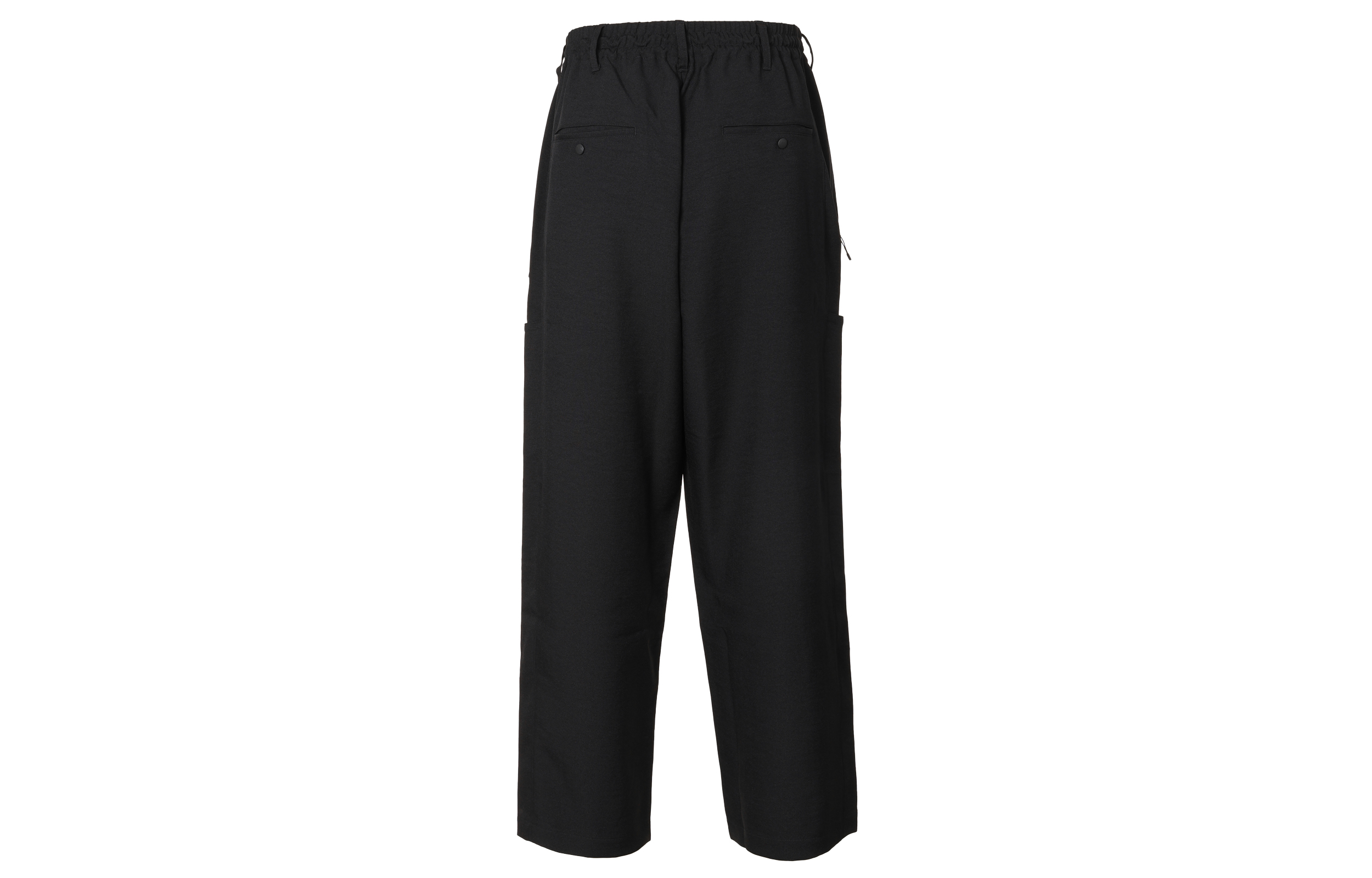 Shop Y-3 Loose Fit Solid Black Straight-Leg Sweatpants HB3465