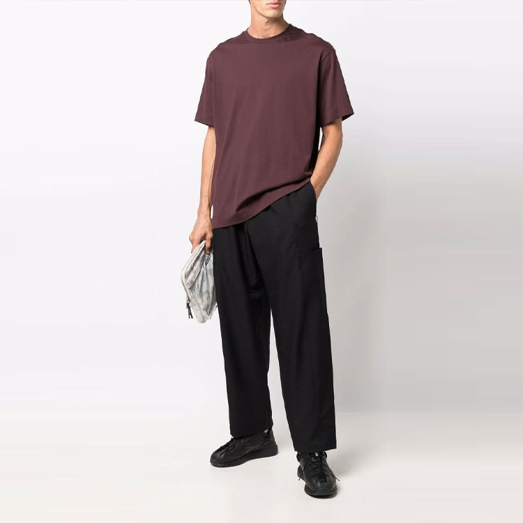 Purchase Y-3 Loose Fit Solid Black Straight-Leg Sweatpants HB3465