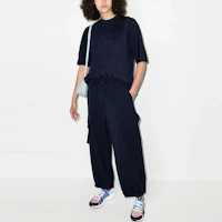 Lookbook Y-3 寬鬆版純色寬褲休閒長褲 GV2795