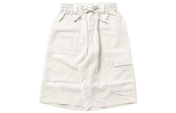 Y-3 Loose Fit Solid Gray Casual Shorts HZ8859