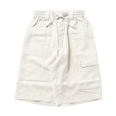 Y-3 Loose Fit Solid Gray Casual Shorts HZ8859