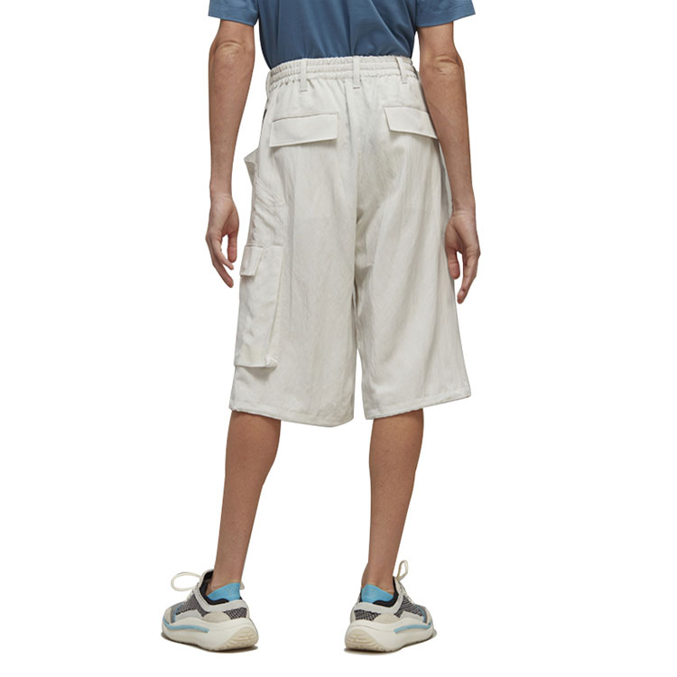 Purchase Y-3 Loose Fit Solid Gray Casual Shorts HZ8859