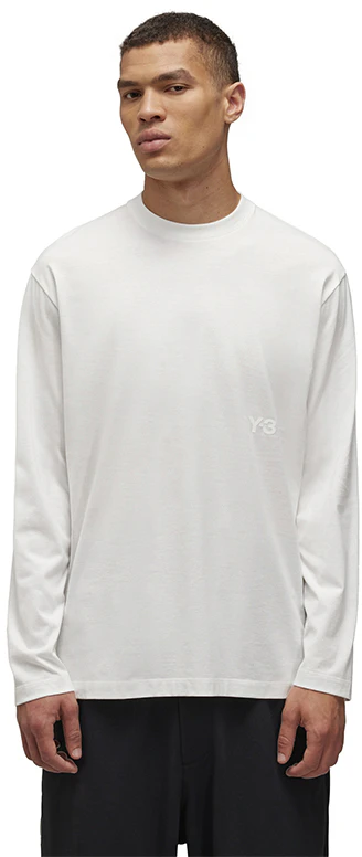 y-3-ls-tee-unisex-white-comfortable-casual-t-shirt-51-jd-9832