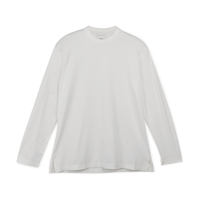 Details for Camiseta Unisex Blanca Y-3 LS Cómoda y Casual. 51-JD9832