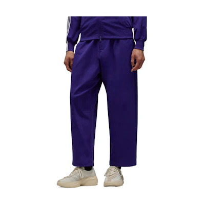 Y-3 M ES TP Retro Colorblock Stripe Breathable Straight Pants Purple Men. IX0399