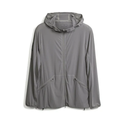 Y-3 M Run Jacket Lightweight Solid Skin Jacket Men’s Light Gray. 50-IV5637